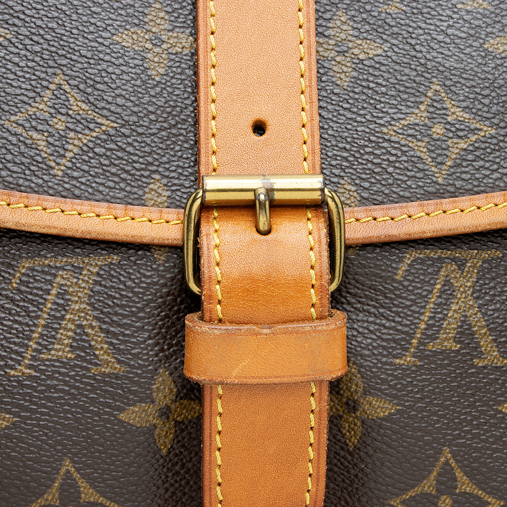 Louis Vuitton Vintage Monogram Canvas Saumur 35 Messenger Bag (SHF-18883) - Image 8