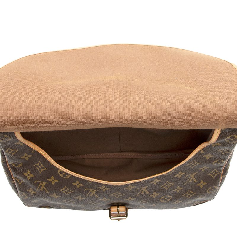 Louis Vuitton Vintage Monogram Canvas Saumur 35 Messenger Bag (SHF-186182) - Image 5