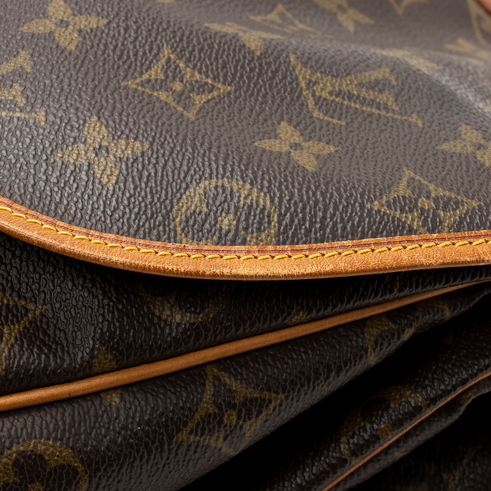 Louis Vuitton Vintage Monogram Canvas Saumur 35 Messenger Bag (SHF-20372) - Image 18