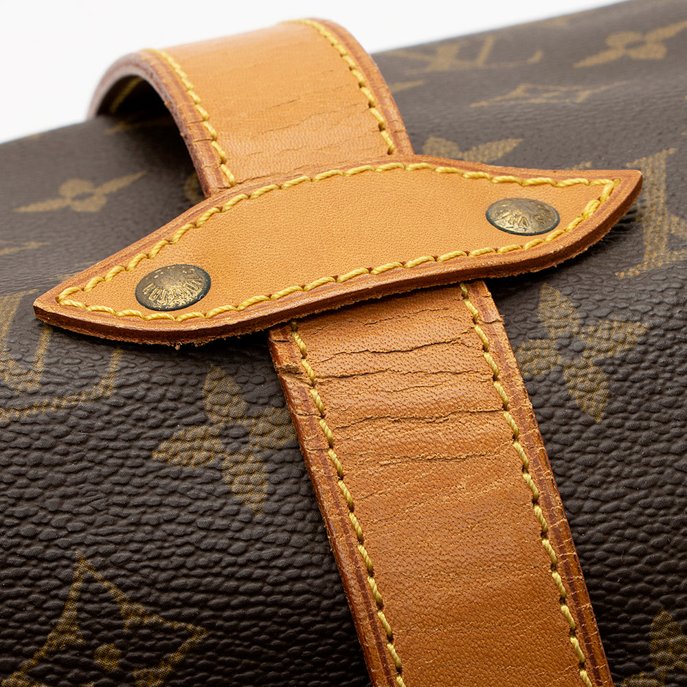 Louis Vuitton Vintage Monogram Canvas Saumur 35 Messenger Bag (SHF-20845) - Image 17