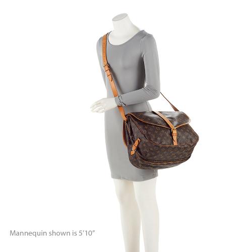 Louis Vuitton Vintage Monogram Canvas Saumur 35 Messenger Bag (SHF-20845) - Image 4