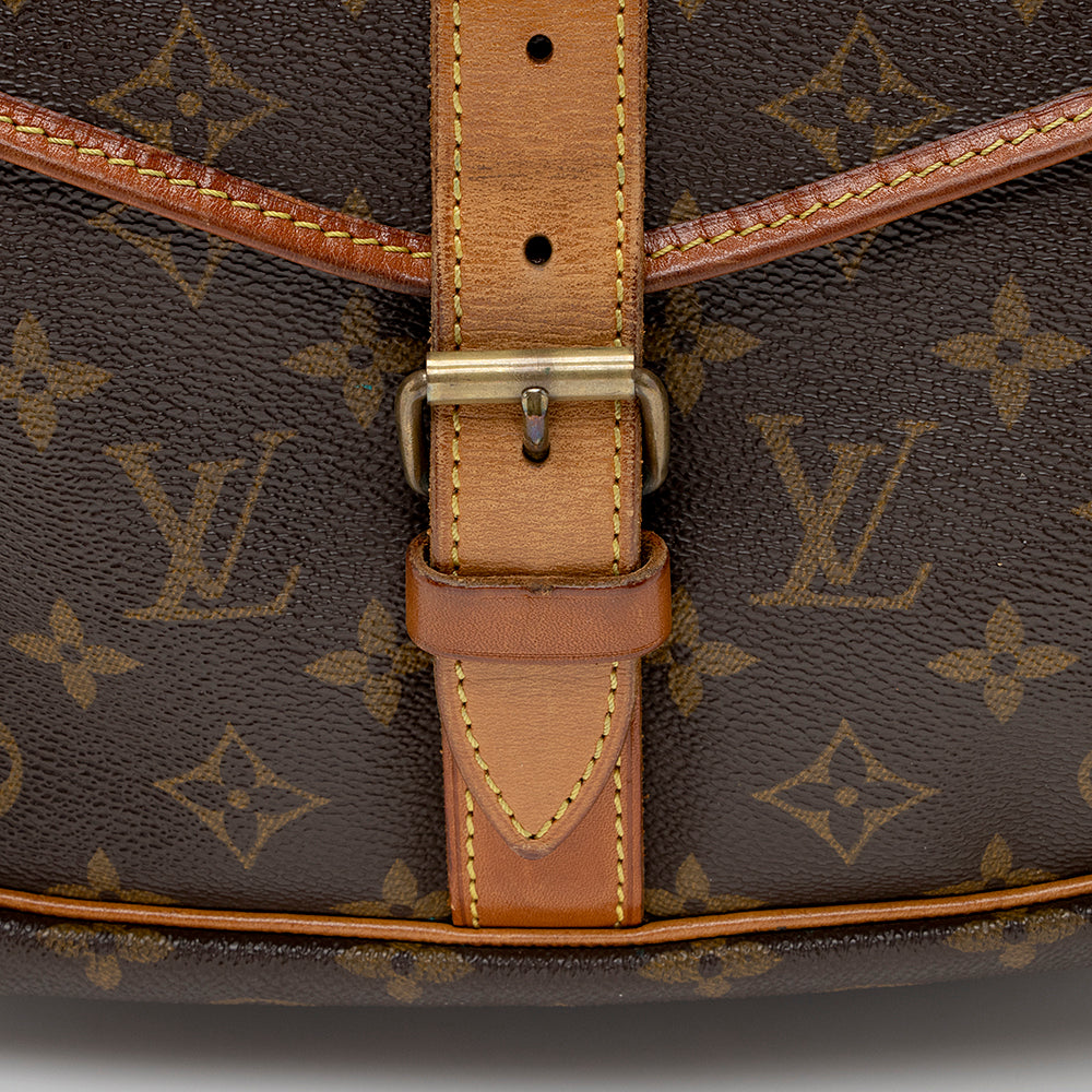 Louis Vuitton Vintage Monogram Canvas Saumur 35 Messenger Bag (SHF-21228) - Image 9