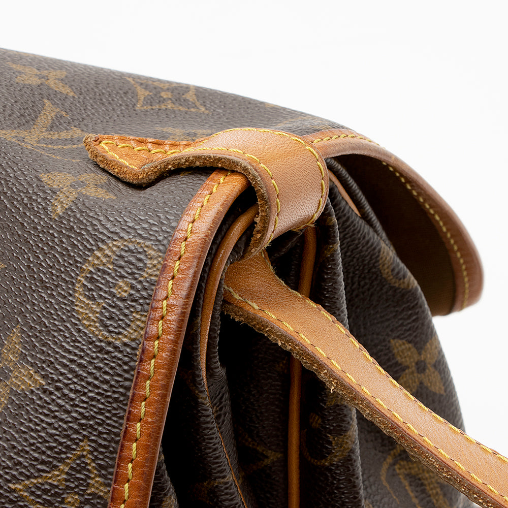 Louis Vuitton Vintage Monogram Canvas Saumur 35 Messenger Bag (SHF-21228) - Image 19