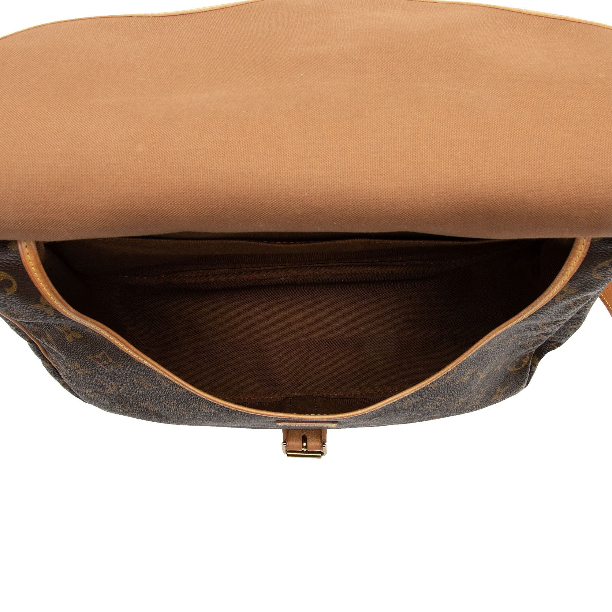 Louis Vuitton Vintage Monogram Canvas Saumur 35 Messenger Bag (SHF-523WYh) - Image 7
