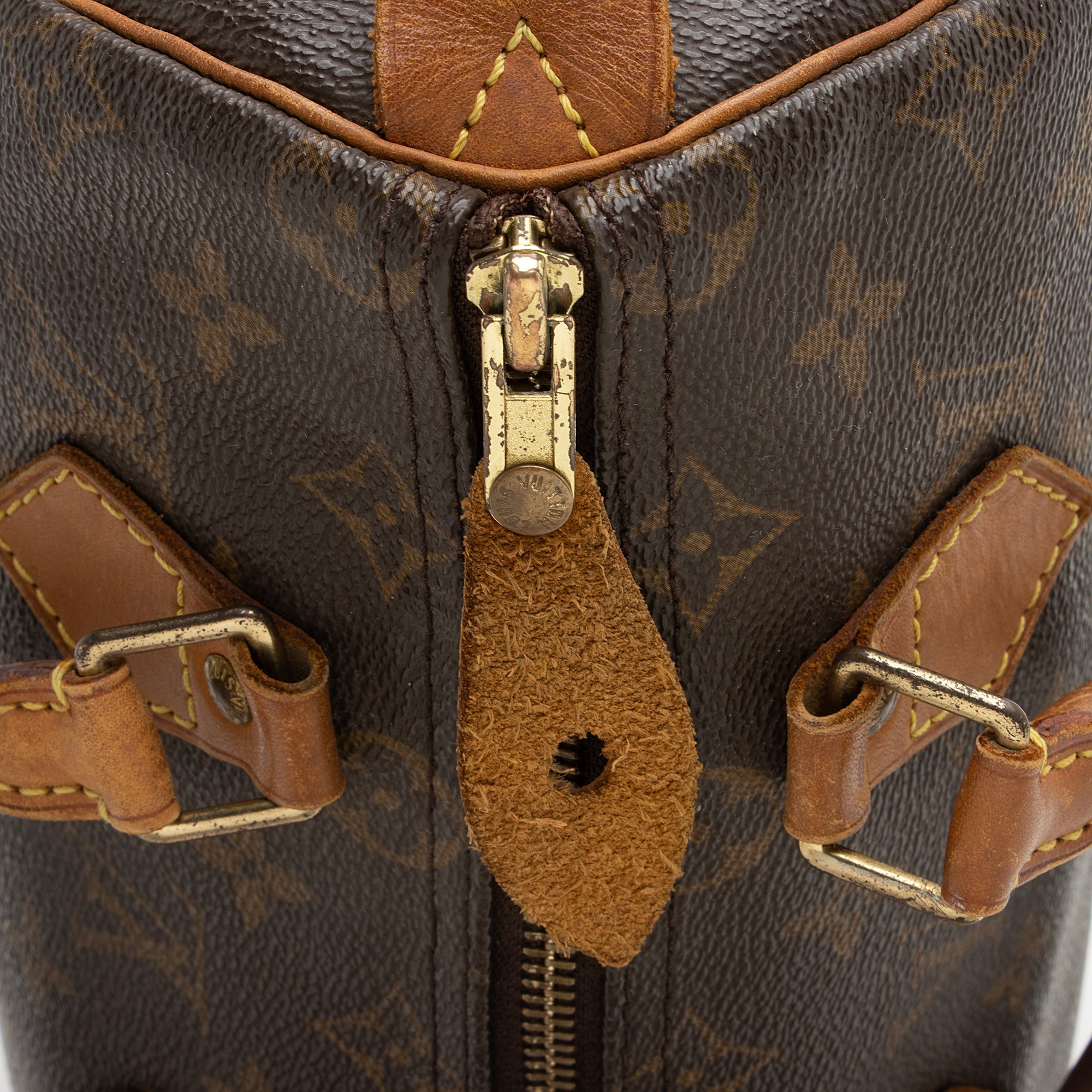 Louis Vuitton Vintage Monogram Canvas Speedy 25 Satchel (SHF-22415) - Image 9