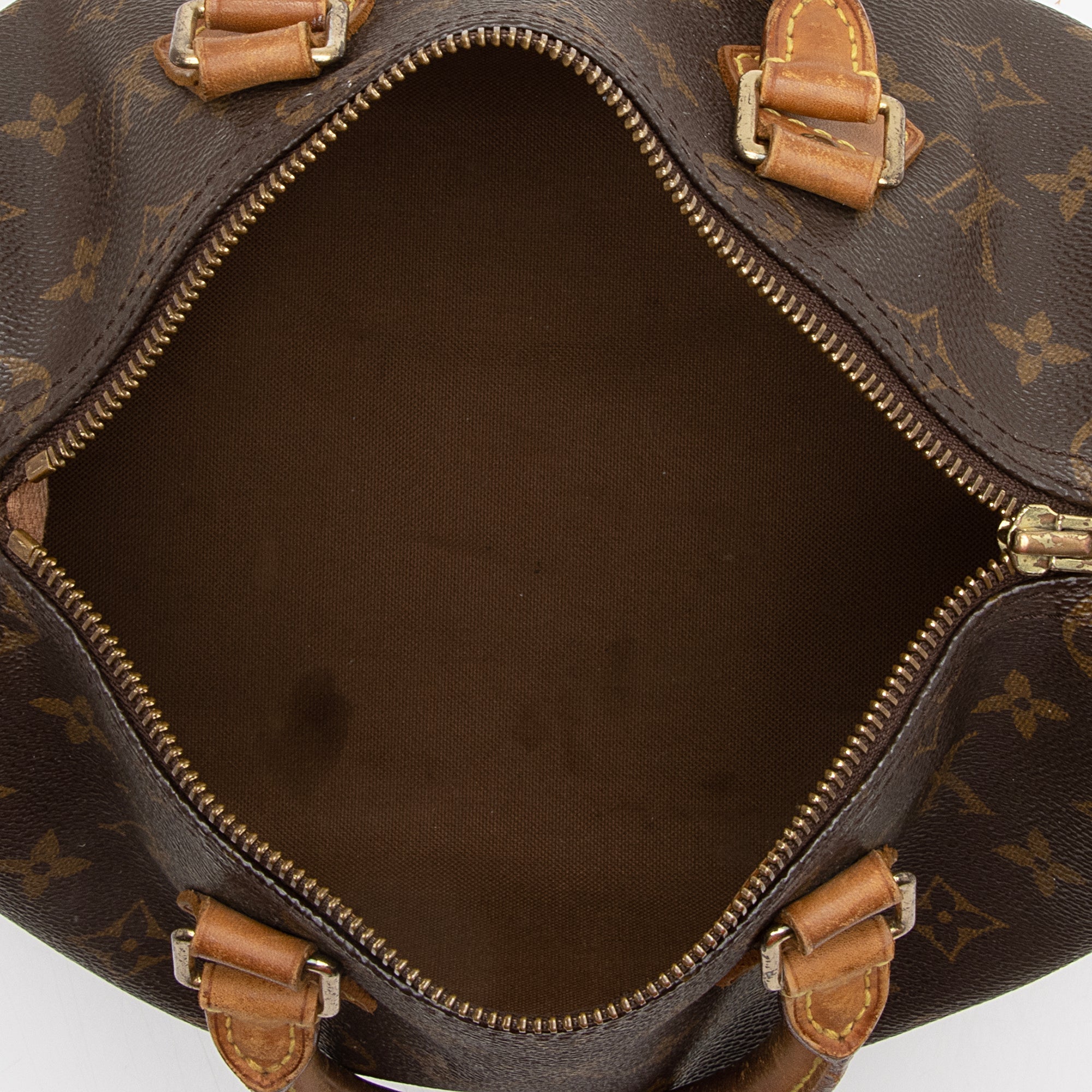 Louis Vuitton Vintage Monogram Canvas Speedy 25 Satchel (SHF-22415) - Image 6