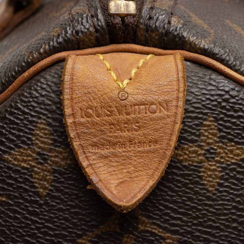 Louis Vuitton Vintage Monogram Canvas Speedy 25 Satchel (SHF-22415) - Image 8