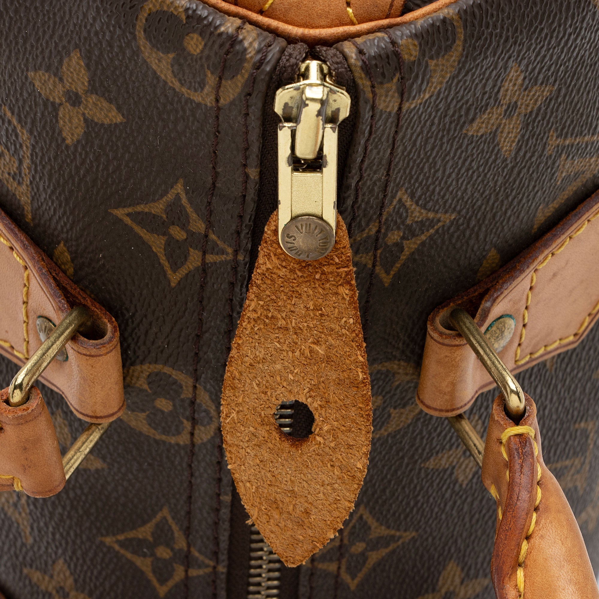 Louis Vuitton Vintage Monogram Canvas Speedy 25 Satchel (SHF-kLTROE) - Image 8