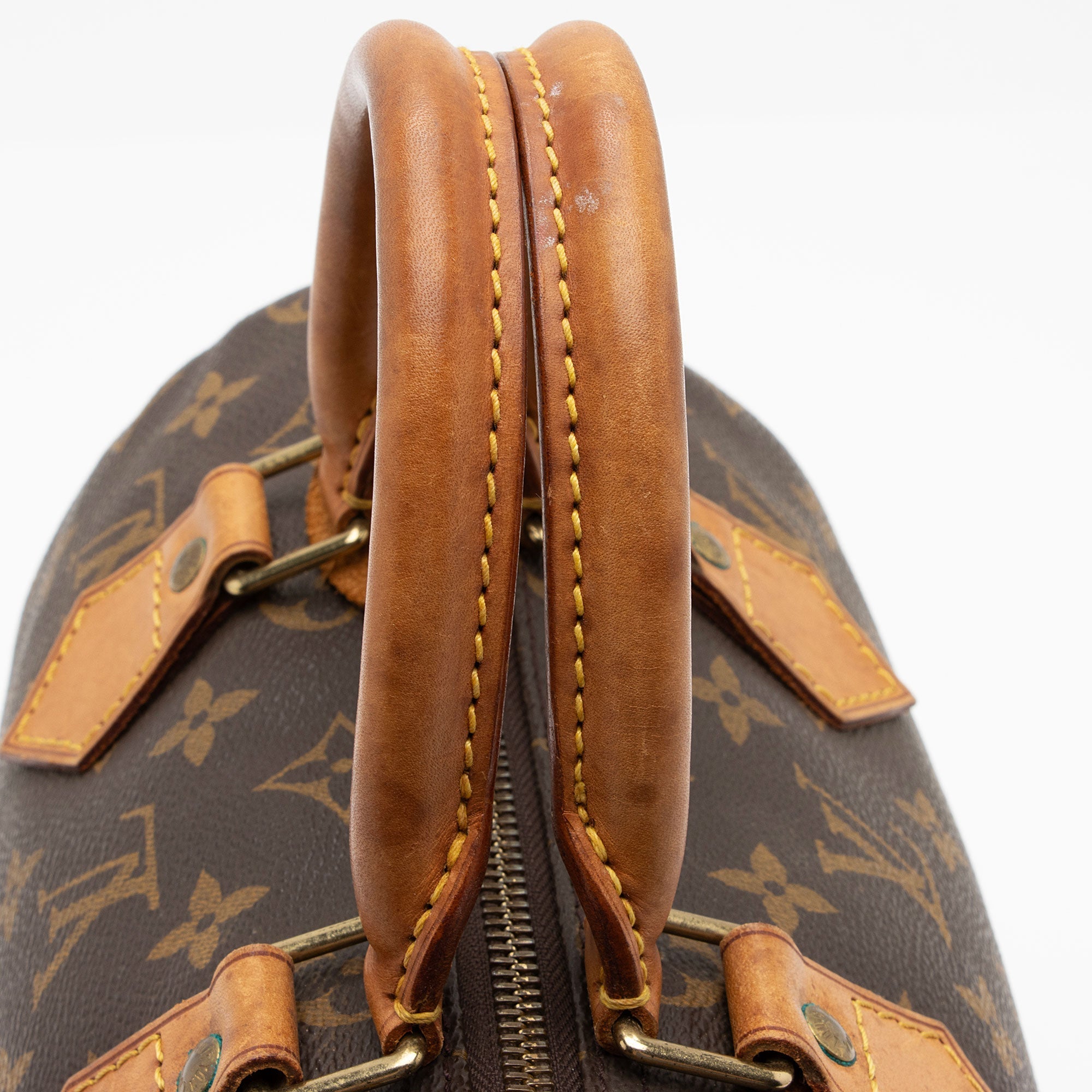 Louis Vuitton Vintage Monogram Canvas Speedy 25 Satchel (SHF-kLTROE) - Image 12