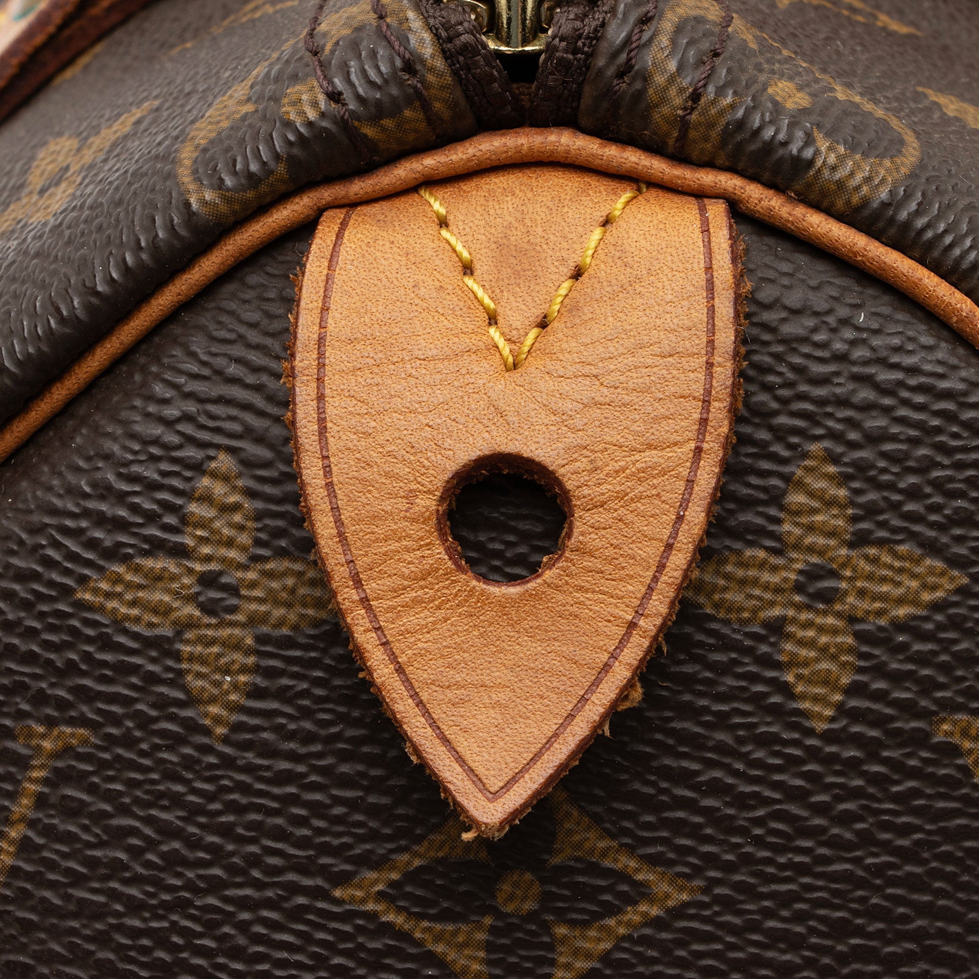 Louis Vuitton Vintage Monogram Canvas Speedy 25 Satchel (SHF-kLTROE) - Image 16