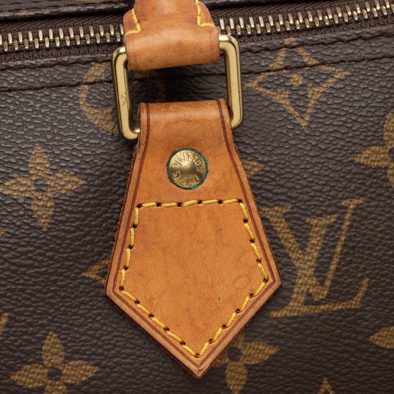 Louis Vuitton Vintage Monogram Canvas Speedy 25 Satchel (SHF-kLTROE) - Image 17