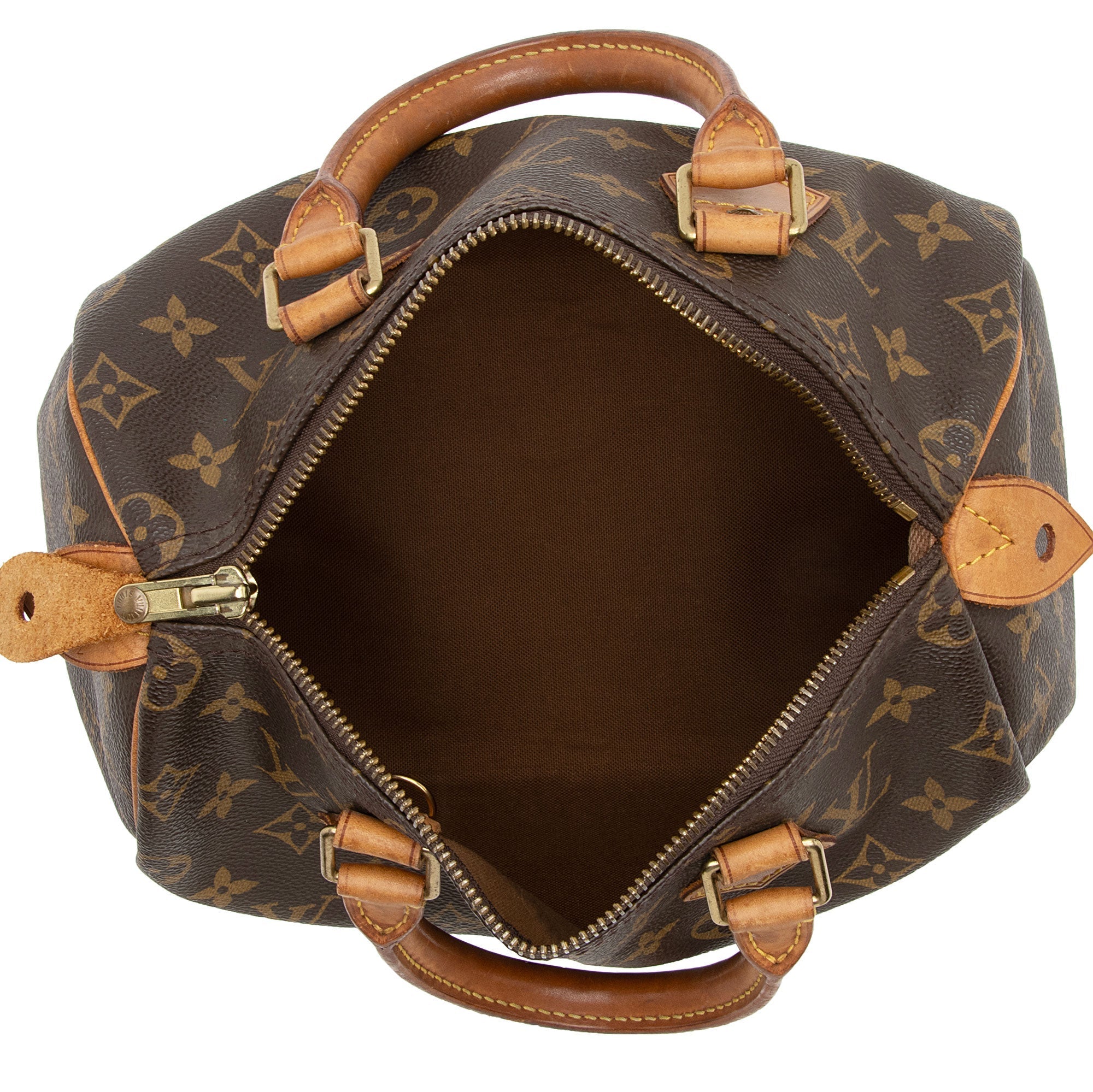 Louis Vuitton Vintage Monogram Canvas Speedy 25 Satchel (SHF-kLTROE) - Image 6