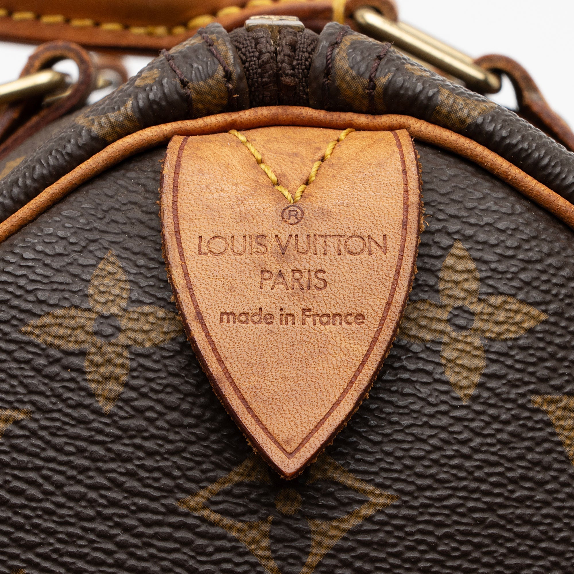 Louis Vuitton Vintage Monogram Canvas Speedy 25 Satchel (SHF-kLTROE) - Image 7