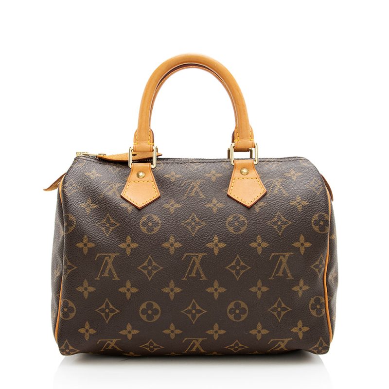 Louis Vuitton Vintage Monogram Canvas Speedy 25 Satchel (SHF-5p2onE) - Image 2