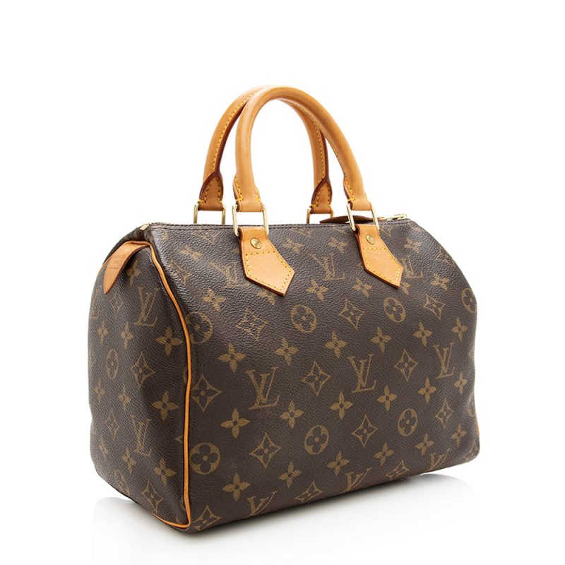 Louis Vuitton Vintage Monogram Canvas Speedy 25 Satchel (SHF-5p2onE)