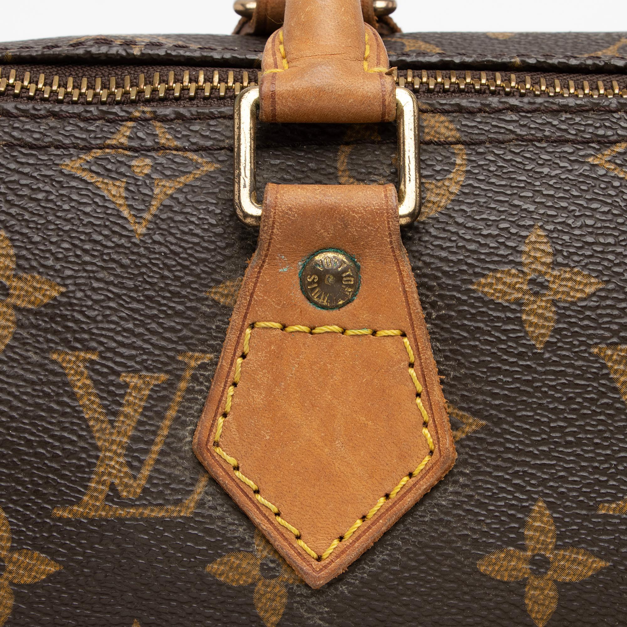 Louis Vuitton Vintage Monogram Canvas Speedy 25 Satchel (SHF-Ywv9Hm) - Image 17