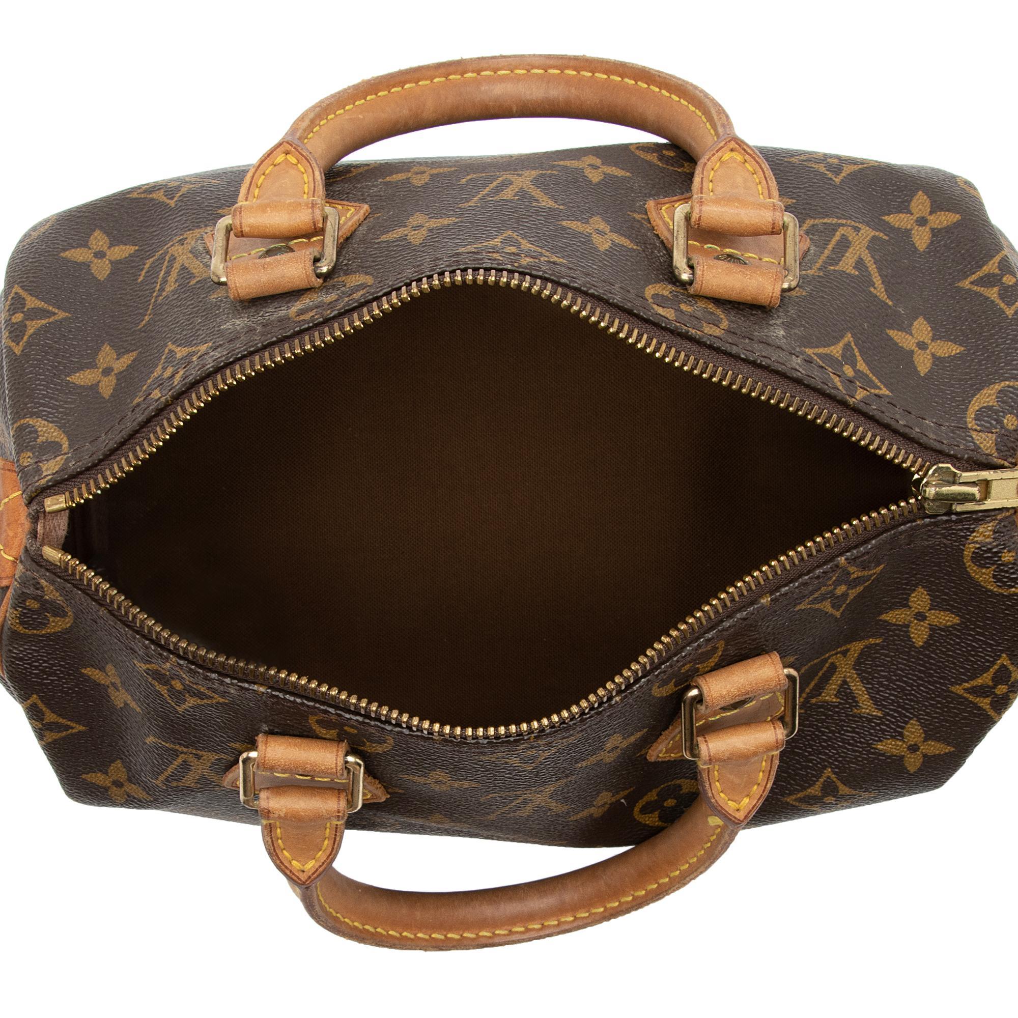 Louis Vuitton Vintage Monogram Canvas Speedy 25 Satchel (SHF-Ywv9Hm) - Image 6