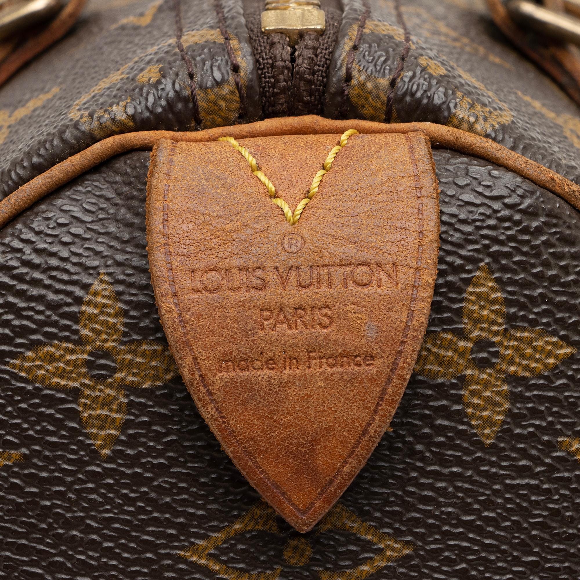 Louis Vuitton Vintage Monogram Canvas Speedy 25 Satchel (SHF-Ywv9Hm) - Image 7