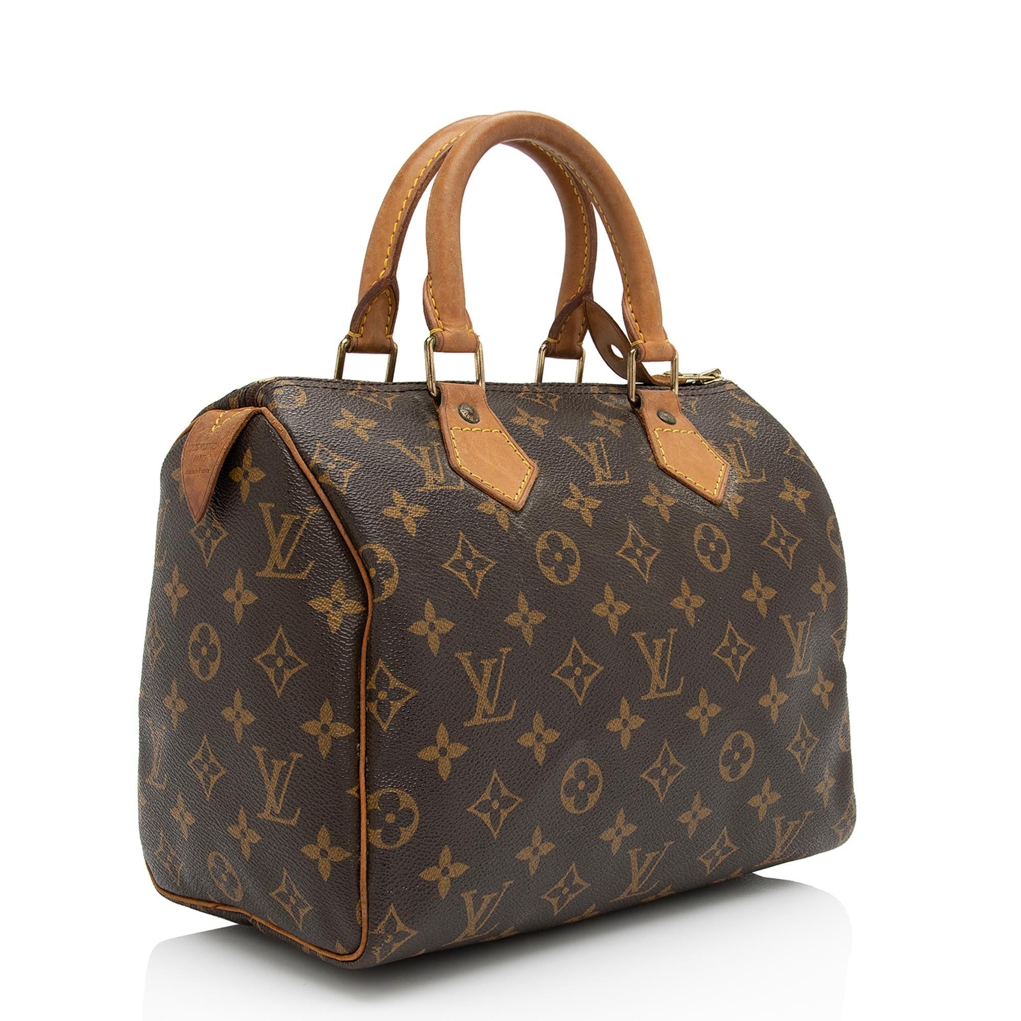 Louis Vuitton Vintage Monogram Canvas Speedy 25 Satchel (SHF-Ywv9Hm)