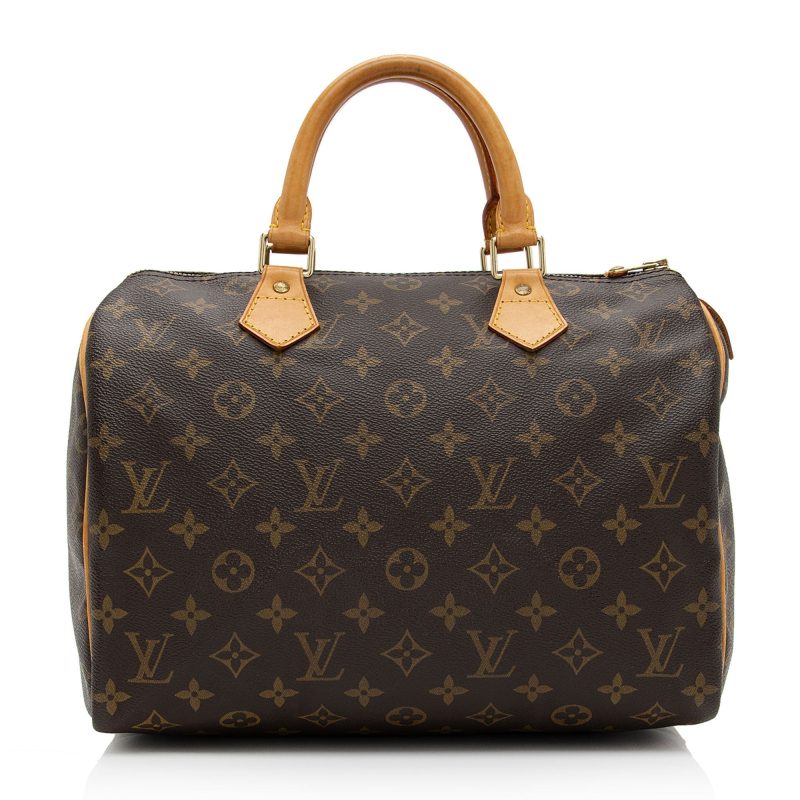 Louis Vuitton Vintage Monogram Canvas Speedy 30 Satchel - FINAL SALE (SHF-VUH7fs) - Image 16