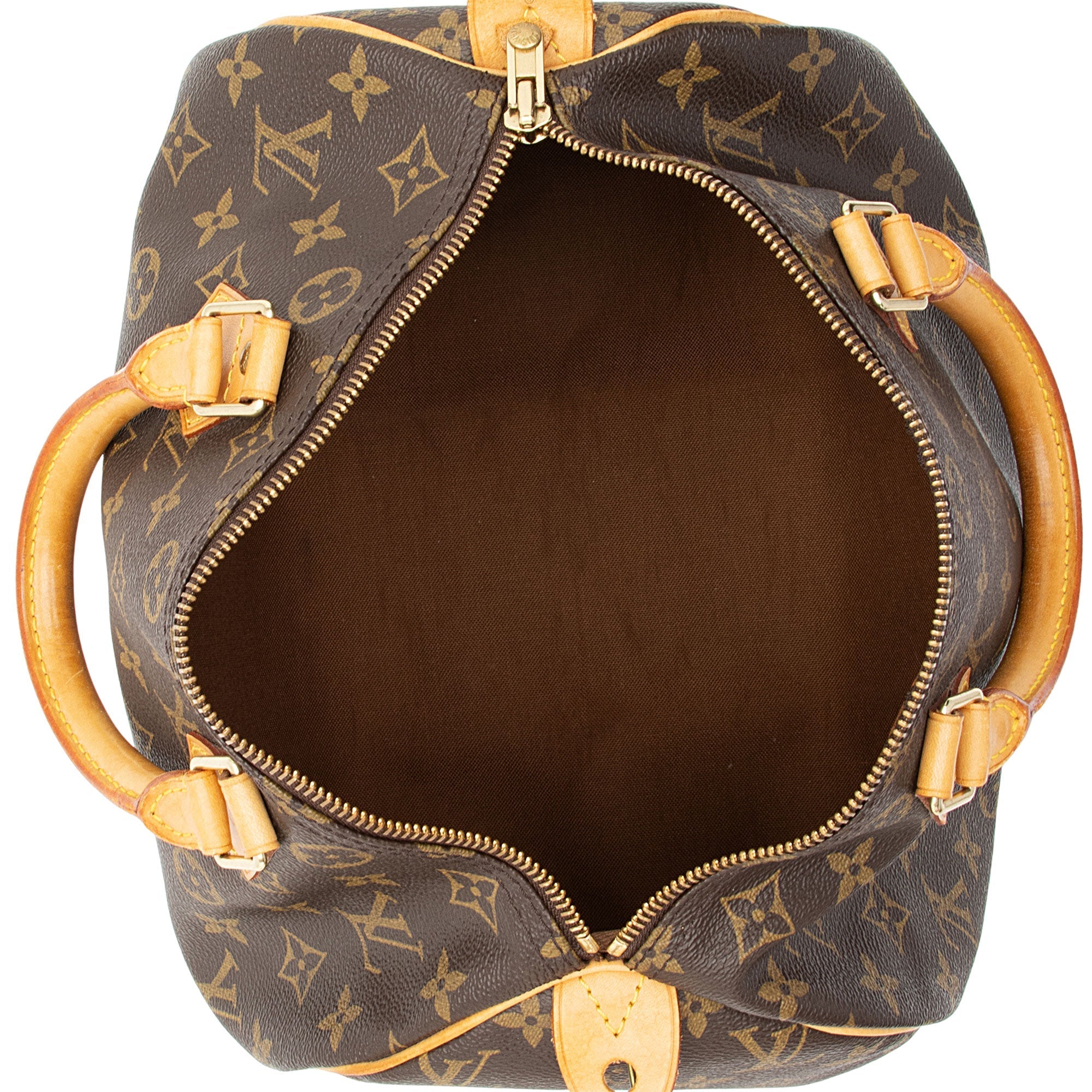 Louis Vuitton Vintage Monogram Canvas Speedy 30 Satchel - FINAL SALE (SHF-VUH7fs) - Image 6