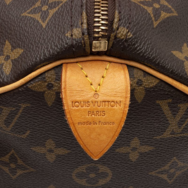 Louis Vuitton Vintage Monogram Canvas Speedy 30 Satchel - FINAL SALE (SHF-VUH7fs) - Image 7
