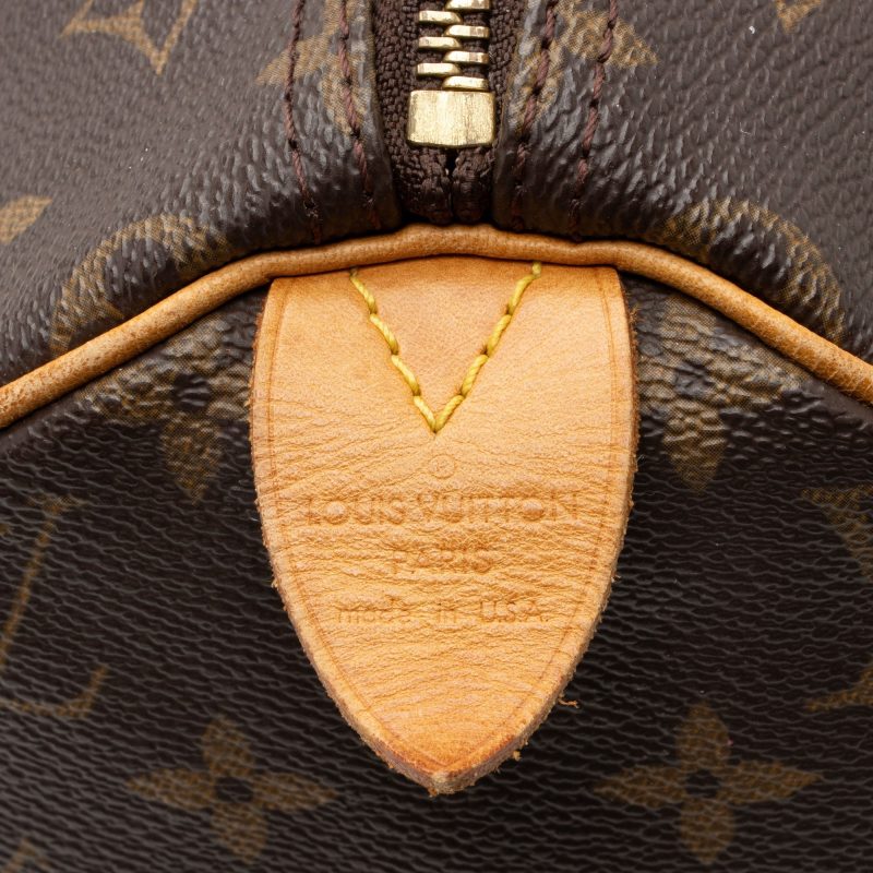 Louis Vuitton Vintage Monogram Canvas Speedy 30 Satchel - FINAL SALE (SHF-i487yQ) - Image 7