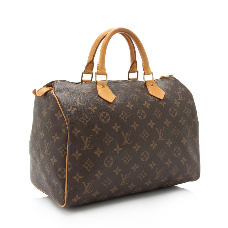 Louis Vuitton Vintage Monogram Canvas Speedy 30 Satchel - FINAL SALE (SHF-i487yQ)