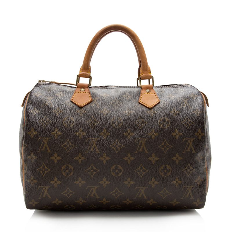 Louis Vuitton Vintage Monogram Canvas Speedy 30 Satchel (SHF-16524) - Image 2