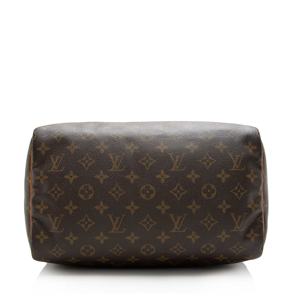 Louis Vuitton Vintage Monogram Canvas Speedy 30 Satchel (SHF-16524) - Image 3