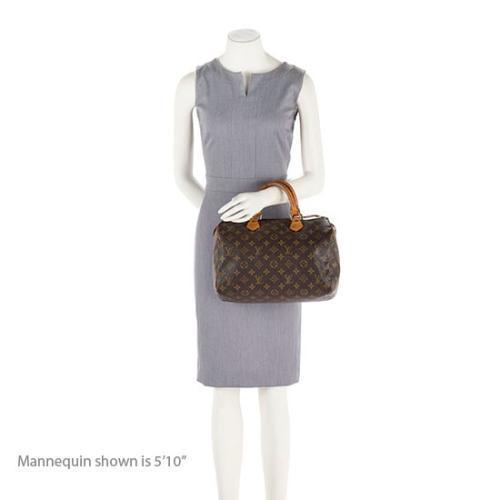Louis Vuitton Vintage Monogram Canvas Speedy 30 Satchel (SHF-16524) - Image 4
