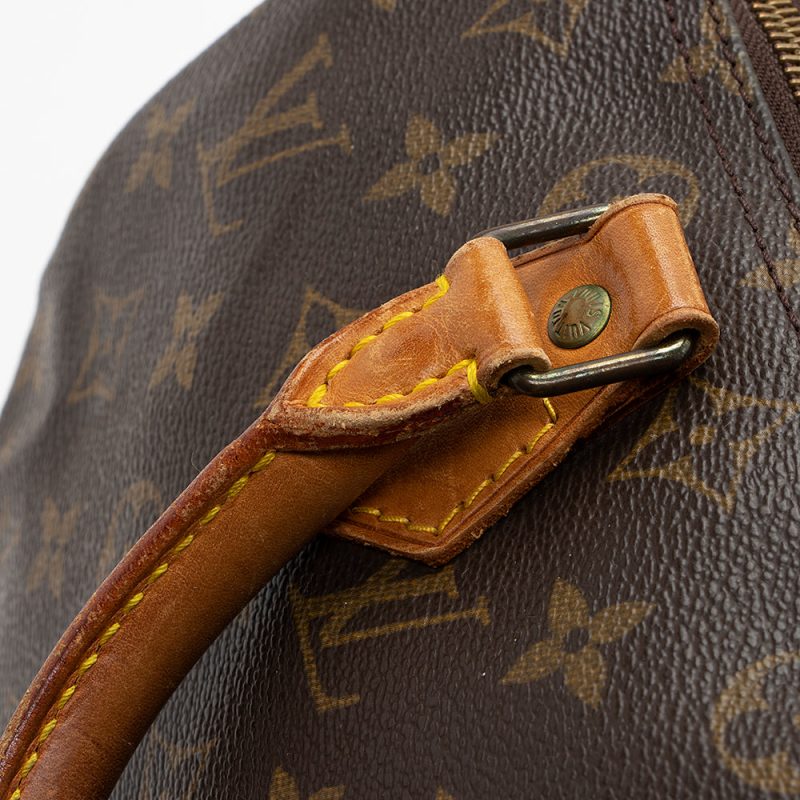 Louis Vuitton Vintage Monogram Canvas Speedy 30 Satchel (SHF-16597) - Image 12