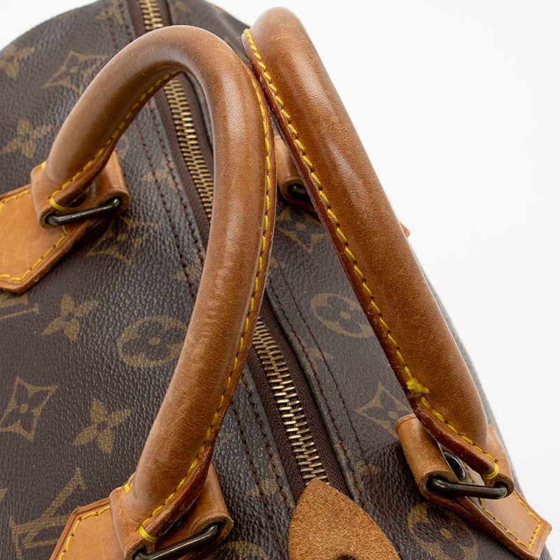 Louis Vuitton Vintage Monogram Canvas Speedy 30 Satchel (SHF-16597) - Image 13
