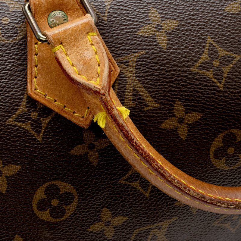 Louis Vuitton Vintage Monogram Canvas Speedy 30 Satchel (SHF-16597) - Image 14