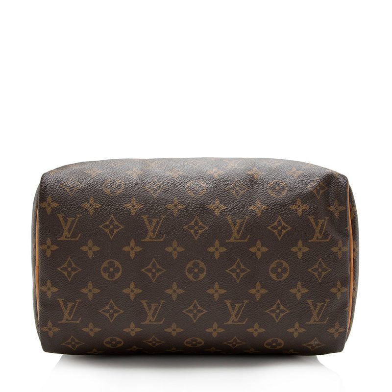 Louis Vuitton Vintage Monogram Canvas Speedy 30 Satchel (SHF-16685) - Image 3