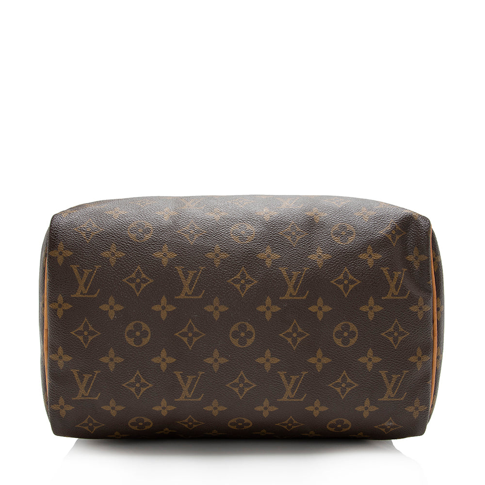 Louis Vuitton Vintage Monogram Canvas Speedy 30 Satchel (SHF-16685) - Image 3