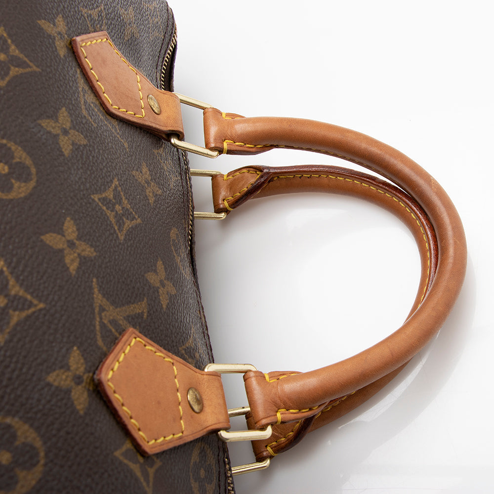 Louis Vuitton Vintage Monogram Canvas Speedy 30 Satchel (SHF-16685) - Image 9