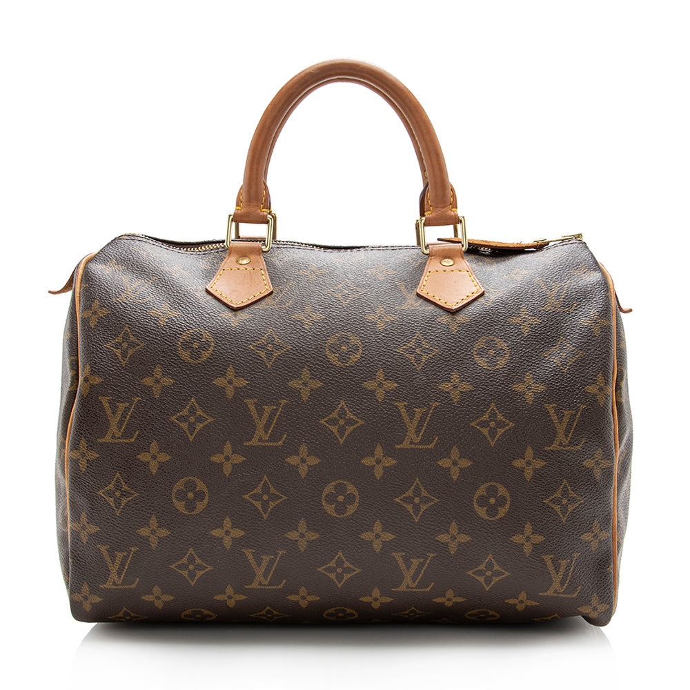 Louis Vuitton Vintage Monogram Canvas Speedy 30 Satchel (SHF-16685) - Image 15