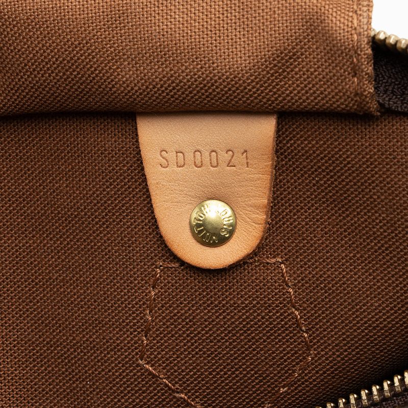 Louis Vuitton Vintage Monogram Canvas Speedy 30 Satchel (SHF-18386) - Image 5