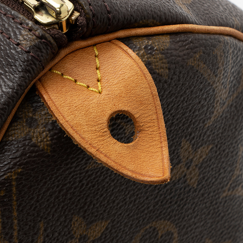 Louis Vuitton Vintage Monogram Canvas Speedy 30 Satchel (SHF-18386) - Image 10