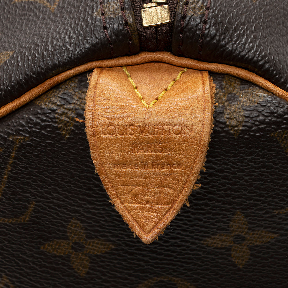 Louis Vuitton Vintage Monogram Canvas Speedy 30 Satchel (SHF-18386) - Image 7