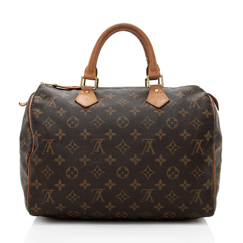 Louis Vuitton Vintage Monogram Canvas Speedy 30 Satchel (SHF-18387) - Image 2