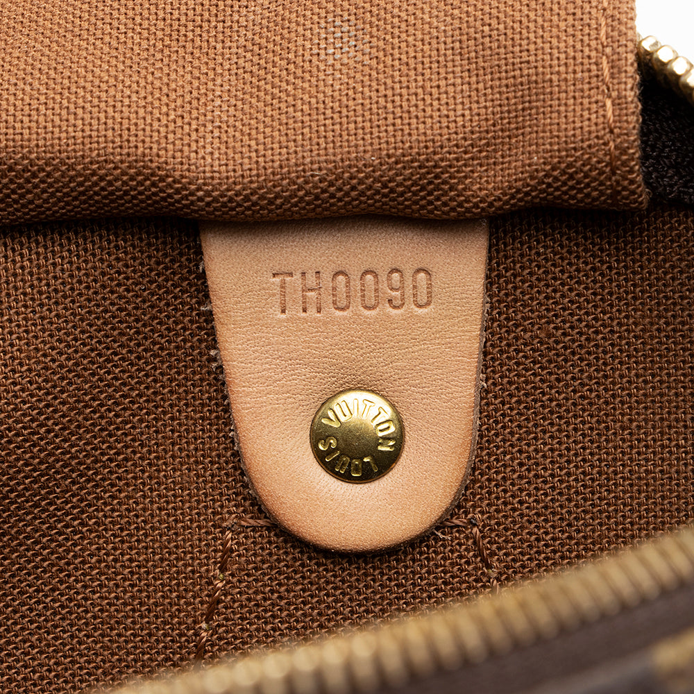 Louis Vuitton Vintage Monogram Canvas Speedy 30 Satchel (SHF-18387) - Image 5