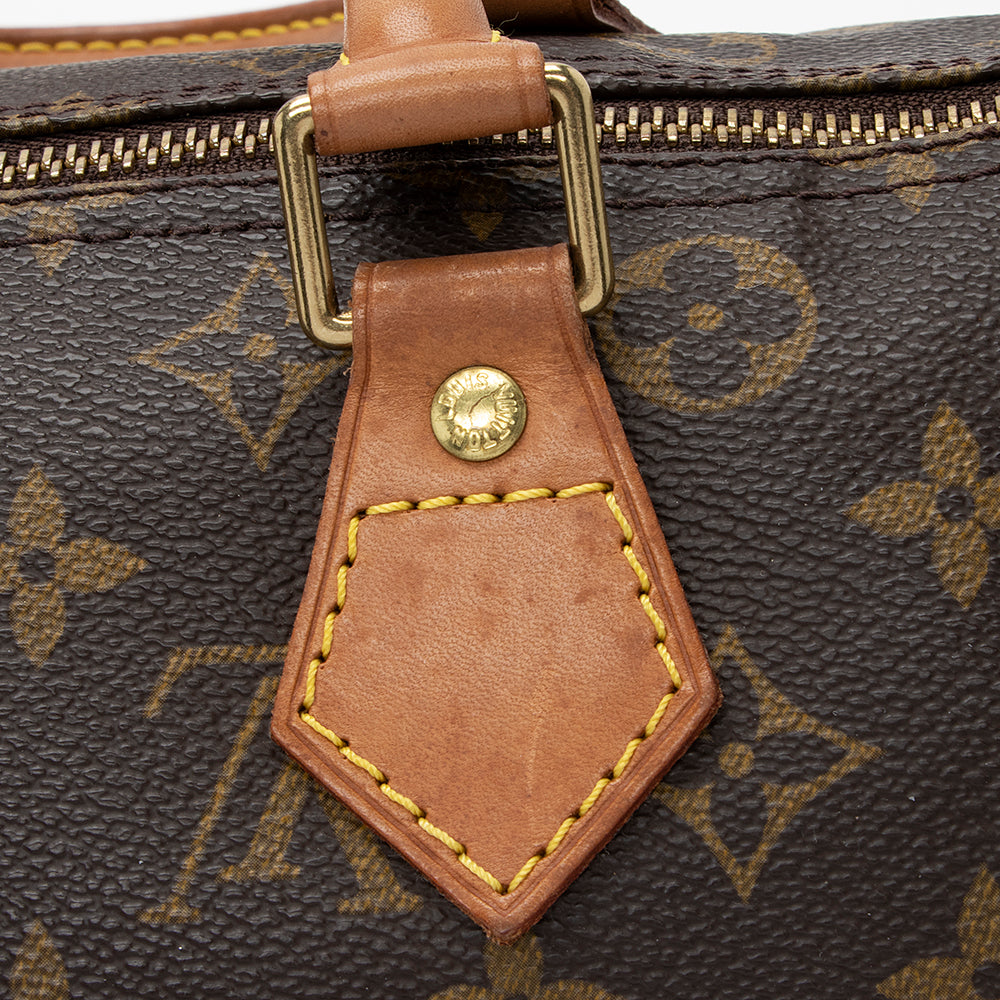 Louis Vuitton Vintage Monogram Canvas Speedy 30 Satchel (SHF-18387) - Image 9