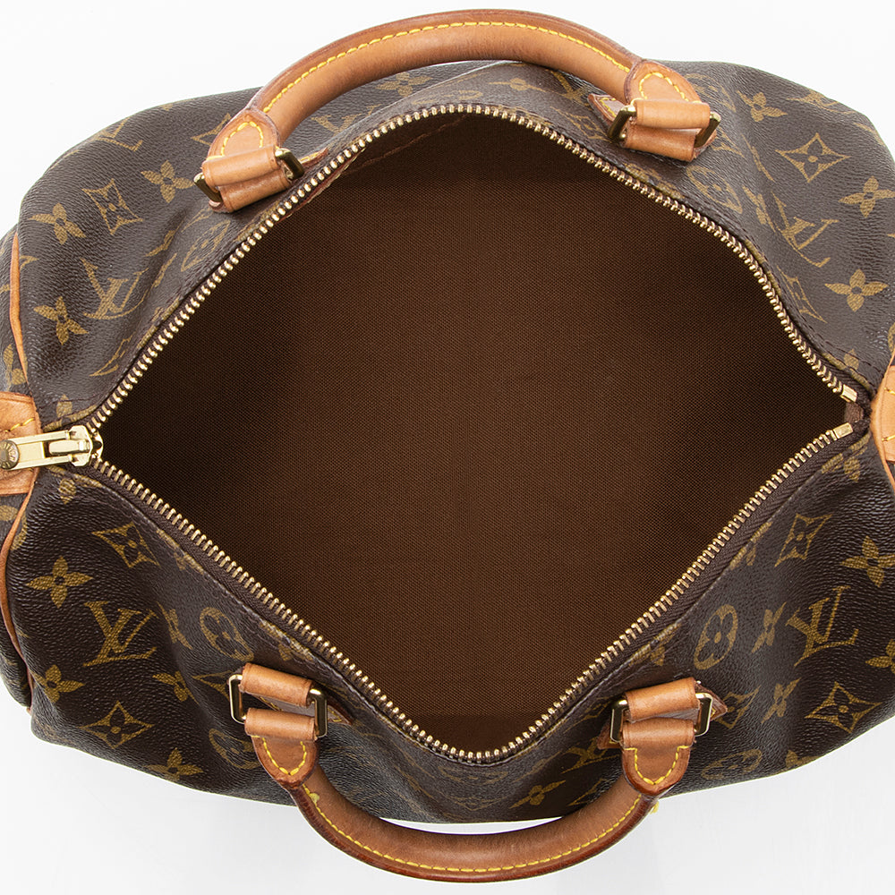 Louis Vuitton Vintage Monogram Canvas Speedy 30 Satchel (SHF-18387) - Image 6