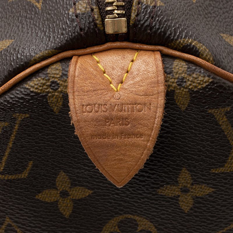 Louis Vuitton Vintage Monogram Canvas Speedy 30 Satchel (SHF-18387) - Image 7