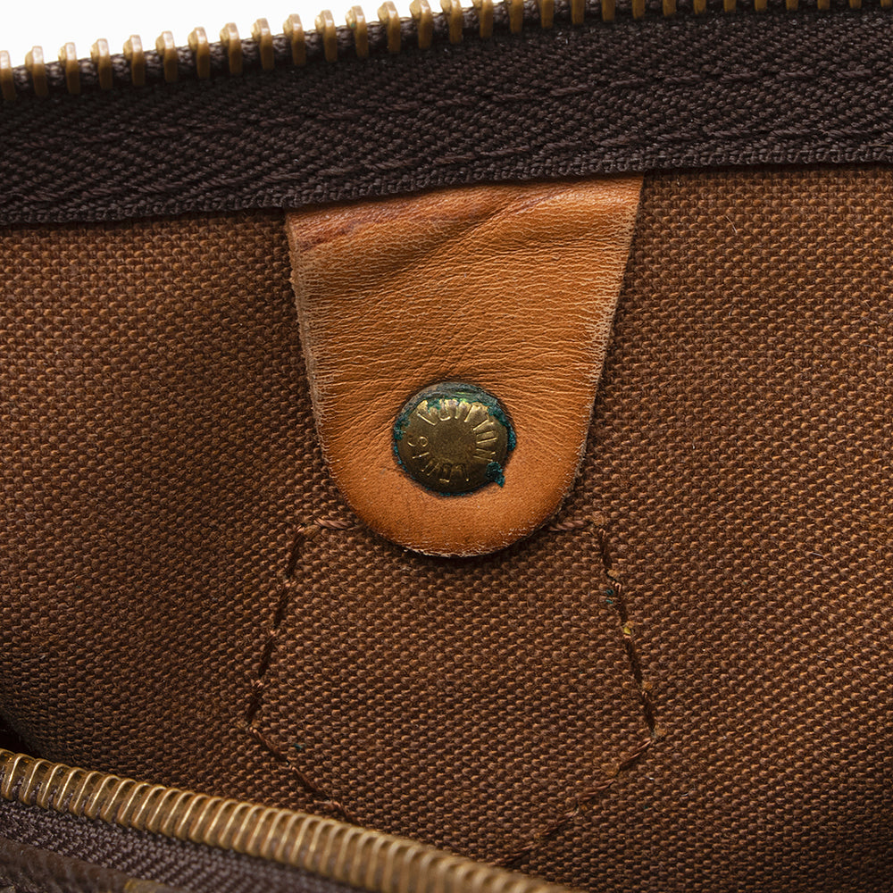 Louis Vuitton Vintage Monogram Canvas Speedy 30 Satchel (SHF-18388) - Image 9