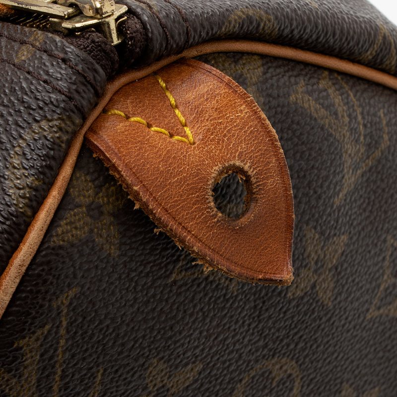 Louis Vuitton Vintage Monogram Canvas Speedy 30 Satchel (SHF-18388) - Image 15