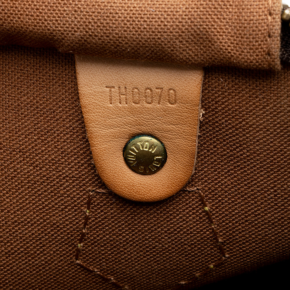 Louis Vuitton Vintage Monogram Canvas Speedy 30 Satchel - FINAL SALE (SHF-19138) - Image 5