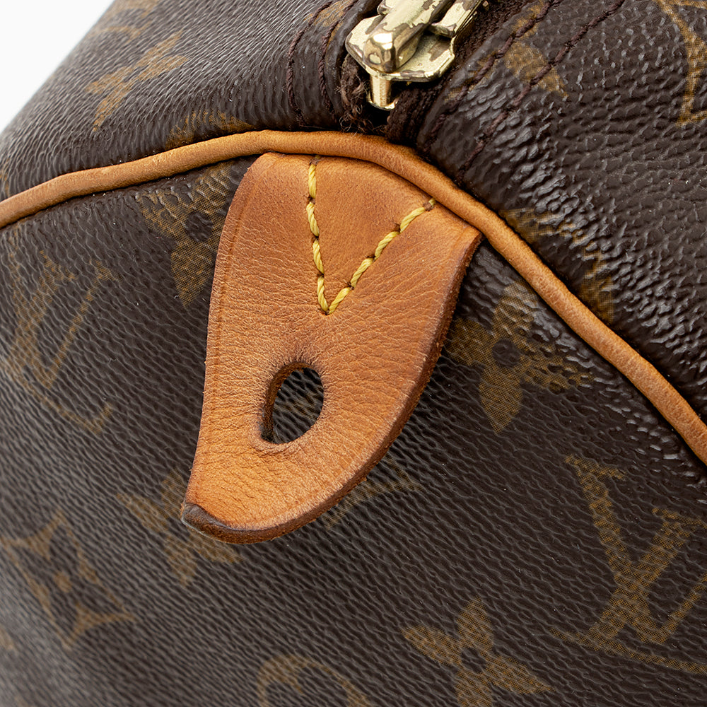 Louis Vuitton Vintage Monogram Canvas Speedy 30 Satchel - FINAL SALE (SHF-19138) - Image 13